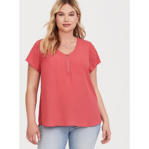 Torrid - Zip Blouse - Picture 5 of 8